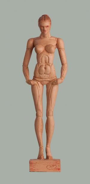 Terracota figure. 2017. 32cm
