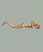  Terracotta figure lying 2016. 33cm.