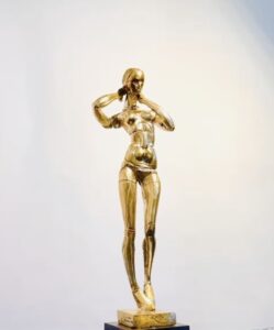 Escultura bronze 40 cm k2