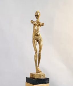 Escultura de bronze 30 cm k2