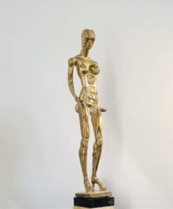 Escultura de bronze 45cm